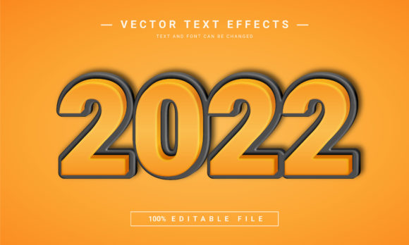 2020 3D Editable Text Effect for Modern Designs