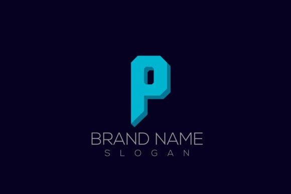 3D P Logo Vector: Bold, Modern Design Assets