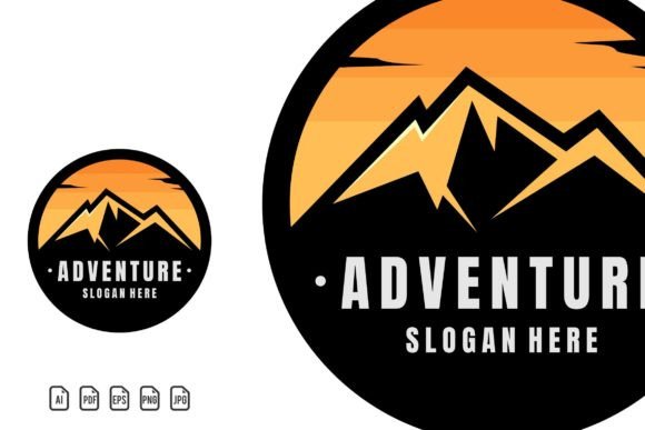 Adventure Mascot Logo: Dynamic Design for Creative Projects