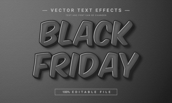 Black Friday Editable Text Effect for Bold Designs