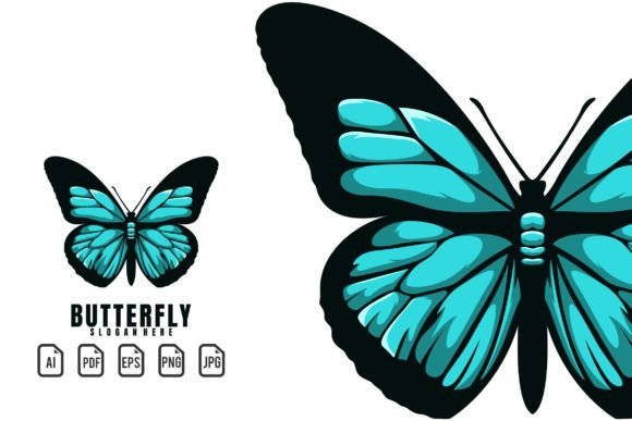 Butterfly Mascot Logo: Dynamic Design for Your Brand