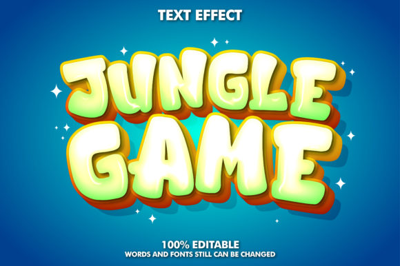 Glossy Cartoon Text Effects for Adobe Illustrator