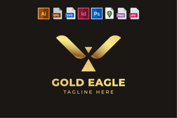 Gold Eagle Logo Template: A Versatile Design Asset