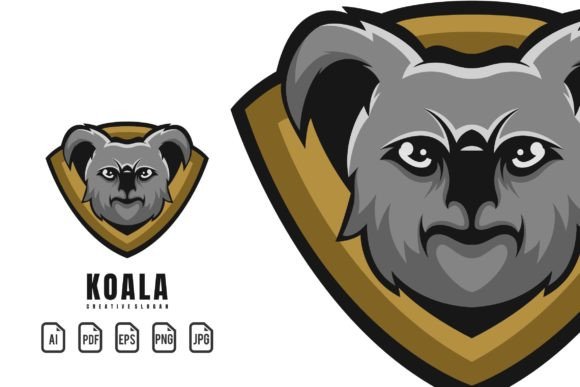 Koala Mascot Logo: A Versatile Vector Template for Creative Projects