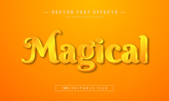 Magical Editable Text Effect for Dynamic Designs