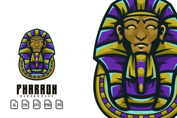 Pharaoh Mascot Logo: A Versatile Design Template