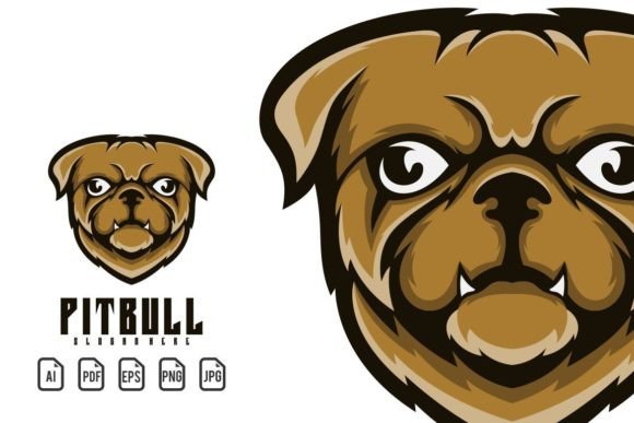 Pitbull Mascot Logo: Your Go-To Design Template