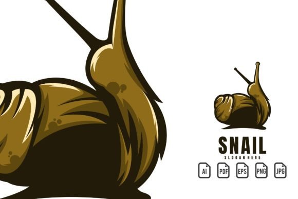 Snail Mascot Logo: A Versatile Vector Template
