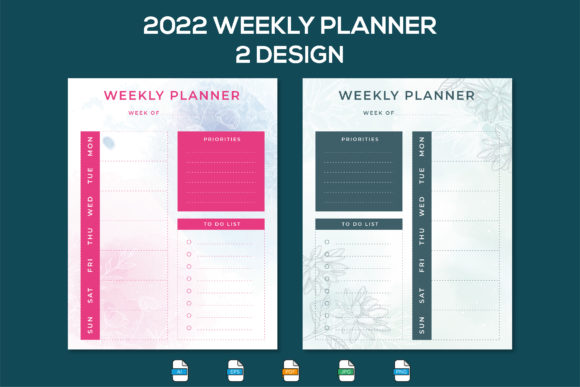 Weekly Planner Print Ready Best KDP